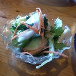 レストランれむの巣 - サイドのサラダ　野菜は新鮮