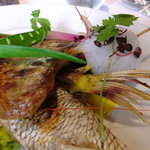 イザイ - ポワソンドマルシェ新ジャガイモと甘海老の炙り