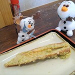 こがね製麺所 - ちくわ天アップ　140円