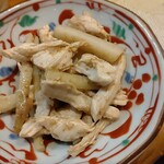 わかば - ゴボウと鶏の和え物