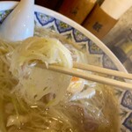 中国ラーメン揚州商人 - クタッとなったネギ