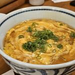 農家のうどん屋 - 卵とじ（あんかけ（