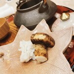 蕎麦割烹  倉田 - 松茸、淡路島産鱧