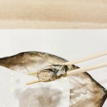 蕎麦割烹  倉田 - 琵琶湖産 子持ち鮎、新蓮根餅