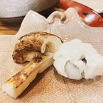 蕎麦割烹  倉田 - 松茸　淡路島産鱧