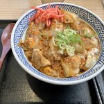 吉野家 - 着丼！七味と紅生姜を少々・・・