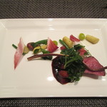 コジモ・ロレンツォ - 肉料理。タスマニア産の牛肉です。