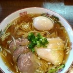 らあめん サンド - 純煮干しそば＋味玉＋チャーシュー増し