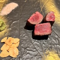 炭和食かなうS 特別室 - 最高峰 松坂牛ヒレ 炭火焼き