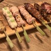 炭焼き 権八 - 鶏もも、鶏かわ、ぼんじりなど