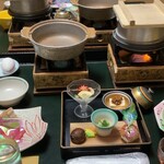 湯元ホテル阿智川 - 夕食ターイム！