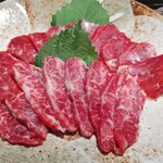 うまかっさい - 赤身馬刺し、上馬刺し