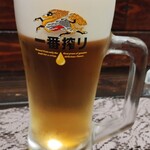 うまかっさい - 生ビール　中