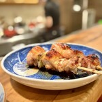 炭火焼鳥 きち蔵 - ねぎま 2本