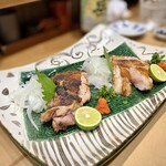 炭火焼鳥 きち蔵 - 稲垣種鶏場 名古屋コーチンももたたき・稲垣種鶏場 名古屋コーチン胸たたき