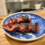 炭火焼鳥 きち蔵 - 肝ベリーレア 2本