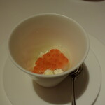 リストランテ カノフィーロ - リコッタチーズとローズマリー、カブとイクラ