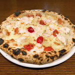 Kushiro downy crab pizza