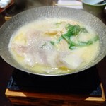 Kamedake Onsen Tamamine Sansou - 奥出雲ポーク豆乳鍋