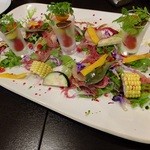 Maison4125 - 前菜盛り合わせもアート(’13.10月にて)