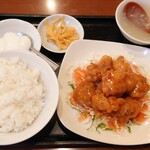 Kinyou - 『若鶏唐揚げ甘酢ソースランチ780円税込』