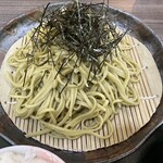 森の蕎麦かふぇ 九頭龍 - 【2023.9.24(日)】九頭龍セット（そば＋ミニ丼＋小鉢＋甘味＋アイスコーヒー）2,000円の麺