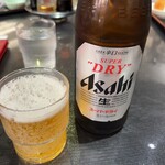 中華居酒屋 満福 - 中瓶である。