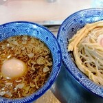 らー麺専科 海空土 - 魚介系つけ麺+味玉　1100円+130円