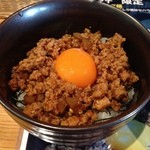 焼鳥　月 - そぼろご飯　380円