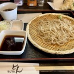 そば居酒屋どん - つけ天もりそば 1,210円