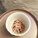 スープとカレー ボンジョルネ - ●リゾット
      4種の大根と山葵のリゾット