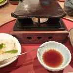 粟 - 大和芋とろろ陶板焼き