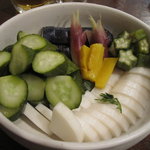 里葉亭 - 自家製おしんこ