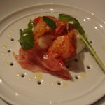 オーベルジュ・ド・リル - 活オマール海老のカプレーゼ仕立て　ミントの香り