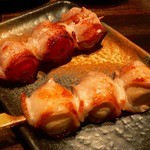 肉巻トマト、肉巻きウズラ