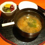 食い処あだち - (ヘルシー御膳)味噌汁