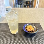 お酒とお料理ハレルヤ - 新生姜シロップのジンジャエール