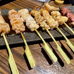 焼きとり おでん さかじ - おまかせ盛合せ7種