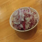 背脂中華そば くろ澤 - トッピングタマネギ