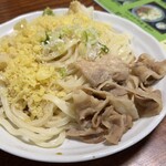 麺処 天めん - ぶっかけ肉たぬきうどん