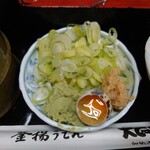 大正庵 - 丁度薬味に生姜とワサビがあったので
その2つの汁にそれぞれ分けてみた