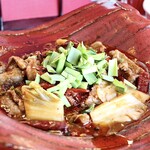 中華飯店 - 水煮牛肉(牛肉の麻辣煮)