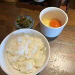 和歌山ちゃんぽん 忠次郎 - たまごかけごはんセット　＋250円