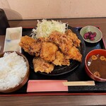 さくら亭 - からあげ定食(エベレスト・ごはん大盛)