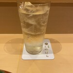 銀座 しのはら - ハイボール 山崎