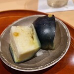 銀座 しのはら - 水なすのお漬物