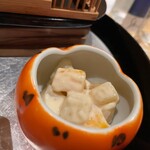 銀座 しのはら - 柿の中は白和え