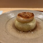銀座 しのはら - イチジクのごま味噌焼き