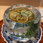 銀座 しのはら - 残暑なのですだち蕎麦