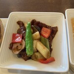 ホテルオークラレストラン名古屋 中国料理 桃花林 - 牛肉とネギのオイスター炒め